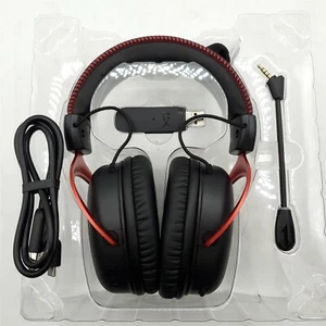 Zestaw słuchawkowy do gier HyperX Cloud II do PC, PS5, PS4, Xbox Series X|S, Xbox One – czerwony - Zdjęcie 1 z 1