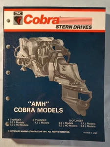 OMC Stern Drive 508148 1992 3.0/4.3/5.0/5.7/5.8 L  AMH Cobra Service Manual - Picture 1 of 4