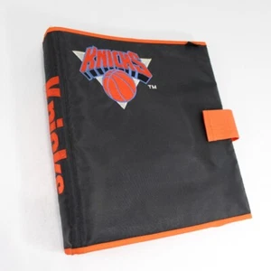 Vintage New York Knicks Mead Black Orange 3 Ring Binder Black NBA Basketball - Picture 1 of 10