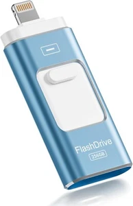 Apple MFi Certified 256GB Flash Drive for iPhone Thumb Drive Photo Stick - Afbeelding 1 van 9