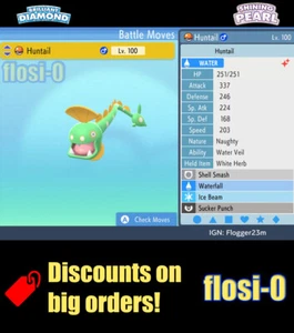 6IV Diamante Brillante Cola de Huntre y Perla Brillante - Imagen 1 de 2