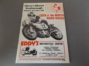 1984 OLIVERS MOUNT PROGRAMME 8/7/84 - COCK OF THE NORTH ROAD RACES - Picture 1 of 1