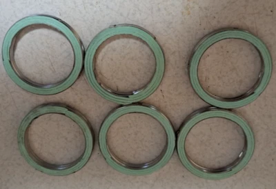 6 JUNTAS DE ESCAPE YAMAHA XJ550 XZ550 XJ600 XJ650 XJ700 XJ750 FZ750R FZR750 XJ900 Foto 1 de 4