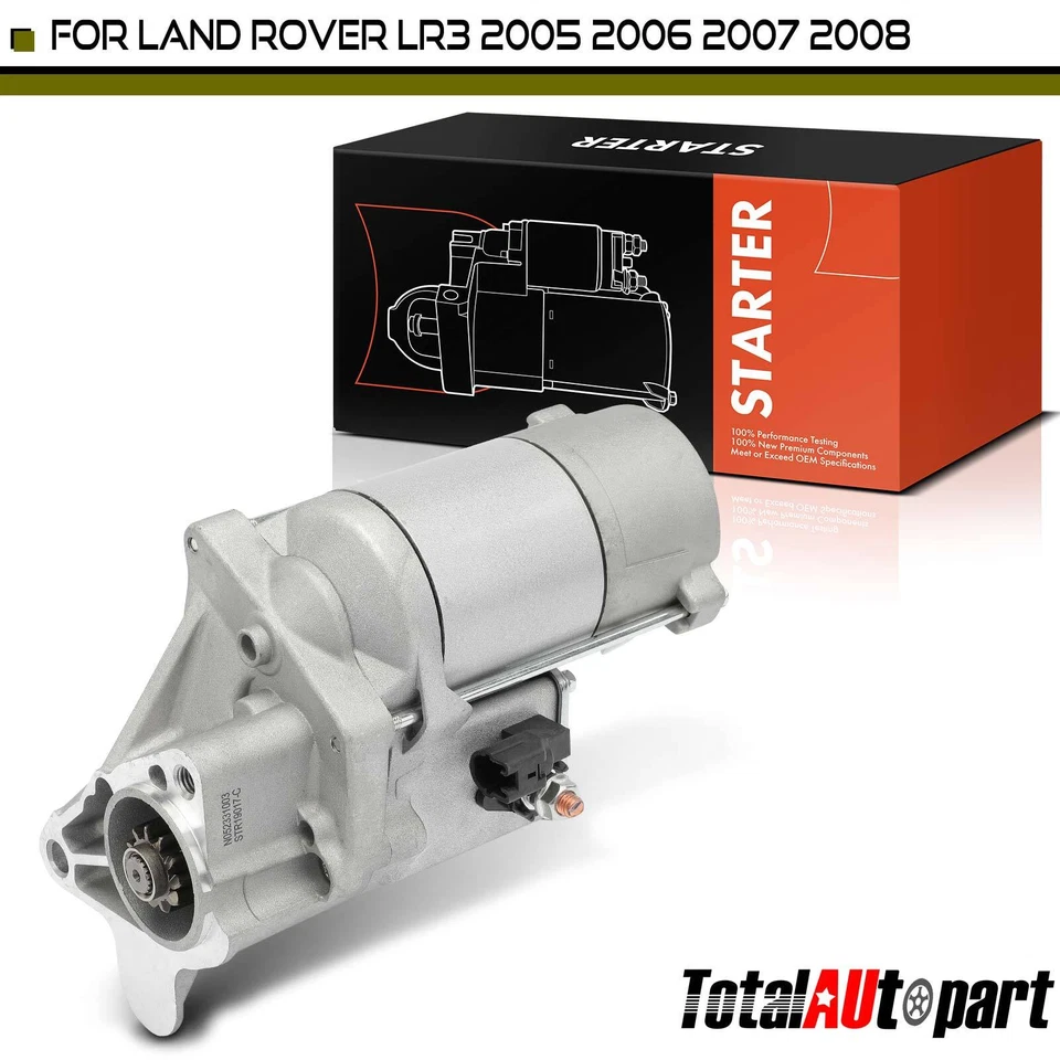 Motor de arranque para Land Rover LR3 2005-2008 V6 4.0L 1.8KW 12V CW 11T 4280001910 - Imagem 1 de 4