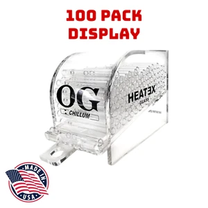 100 Pack OG Chillum 4” One Hitters with Display – USA Made Premium Glass - Picture 1 of 6