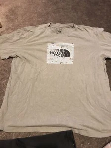 The North Face Olive Standard Fit Cotton Tee T-Shirt Men's Xl - Picture 1 of 4