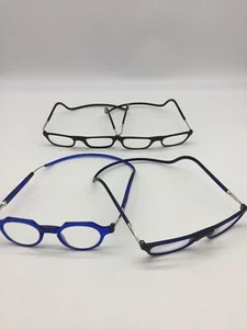 Lot of 4 - CliC and Other Optical Frames Eyeglasses Magnetic Front Neck Hanging - Picture 1 of 7
