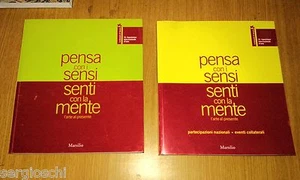 PENSA CON I SENSI-SENTI CON LA MENTE-2 VOLUMI-MARSILIO-BIENNALE DI VENEZIA-SR81 - Picture 1 of 1