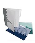 NEW  Staples Heavyweight Fashion Cityscape Letter-Size File Folders, Set of 6