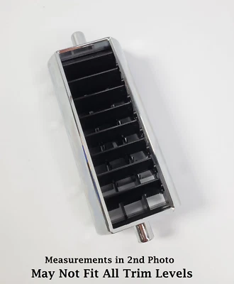 Persiana deflectora de ventilación de aire de tablero para Chevy Bel Air 1969-1975 Foto 1 de 4