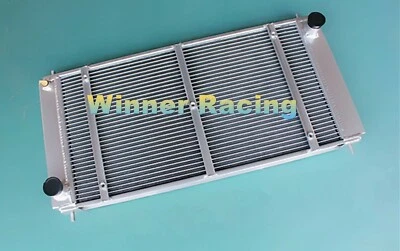 Radiador de aluminio Fit Lotus Excel/Eclat/Elite 2,0 L/2,2 L MT 1974-1992 40 mm 2 filas Foto 1 de 3