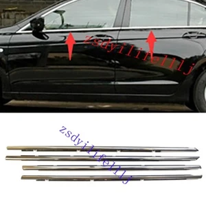 4x Para Honda Accord 1998-02 Puerta Ventana Impermeable Tira Sellador Plateado Borde ae - Imagen 1 de 1