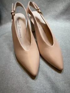 Chinese Laundry OBVI Lamb Blush Nude Pointed Toe Slingback Sz 7.5 - Picture 1 of 9