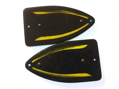 PAIR Vintage TURN-SIGNAL Brand ARROW Light Lens Motorcycle CAR Bus OLD TRUCK NOS - Image 1 of 4