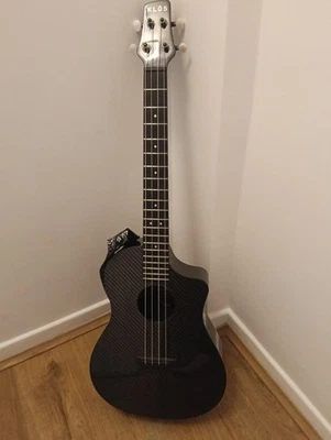Beautiful Klos Full Carbon Fibre Electo- Acoustic Baritone  Ukulele - Image 1 of 4