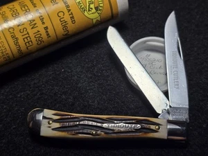 Great Eastern Cutlery Knife 488210EC 2nd Cut JIG Burnt Stag GEC 48 Pattern - Picture 1 of 12
