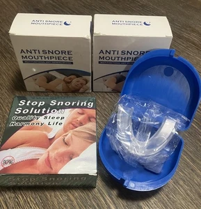 3count Anti Snoring Device Mouthpiece Mouth Guard for Men & Women Universal Fit - Picture 1 of 2