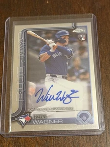 2025 Topps Chrome Baseball Will Wagner Autograph Rookie Card - Picture 1 of 6