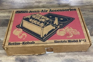 Jenn Air Rotisserie Kebab Kit Unit Model A312 Electric Stove Accessory Tested - Picture 1 of 12