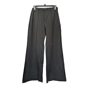 J. Pantalón Crew Petite Pierna Ancha en Ponte Elástico Talla PM Negro Nuevo con Etiquetas $89 CI415 - Imagen 1 de 6