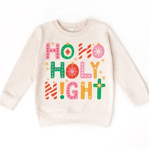 Ho Ho Holy Night Christmas Shirt - Christian Tee - Picture 1 of 8