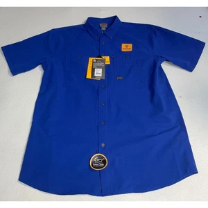 Ariat Rebar Made Tough 360 Airflow Arbeitshemd Herren L Tall SodaLite Blau Neu mit Etikett - Bild 1 von 5