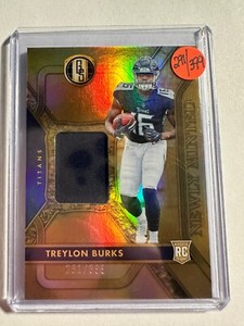 K129,322 - 2022 Panini Gold Standard Newly Minted Jersey #15 Treylon Burks #/399