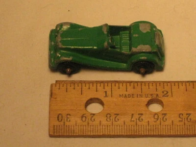 vintage Midgetoy number 2 metal toy car green toy vehicle auto automobile  - image 1 of 4