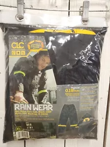 CLC Custom LeatherCraft Nylon 3 Pc Rain Suit PVC Backing XL C22 - Picture 1 of 6