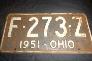 (2) Par de placas de Ohio 1964 P 15334 ambas fotos separadas - Imagen 1 de 4