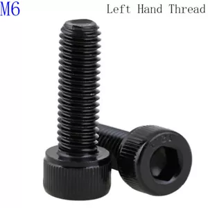 M6 Linksgewinde 12,9 Grade Legierter Stahl Zylinderschrauben Innensechskantschrauben - Bild 1 von 5