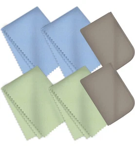 6 Pack Multi-Purpose Microfiber Cleaning Cloths and Glass Cleaning Cloths Bundle - Picture 1 of 7
