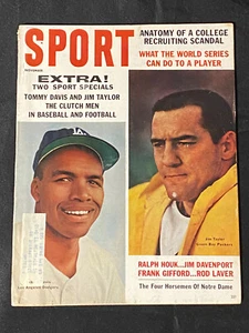 Sport Magazine November 1962 Jim Taylor Packers Tommy Davis Dodgers Vintage - Picture 1 of 3