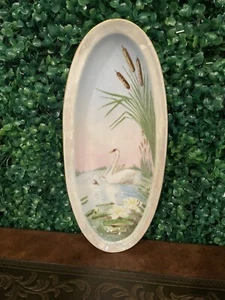 O & EG Royal Austria Victorian Hand Painted Oval Serving Dish 12” - Picture 1 of 4