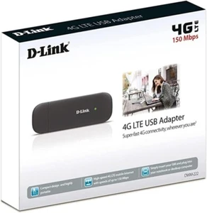 D-Link DWM-222 4G LTE USB Adapter 150MBit LTE USB Stick mobiles Internet Modem - Photo 1/4