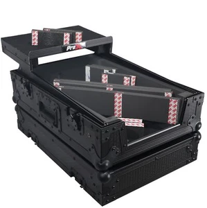 ProX XS-M11LTBL Case Fits Pioneer DJM S11 / Rane 72 MK2 w/ Laptop Shelf Black - Picture 1 of 9