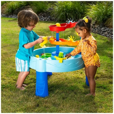 Step 2 Double Spin and Showers Water Table Kids Water Play Table Brand New 2025 - image 1 of 4