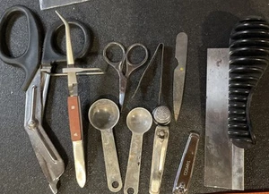 11 Pc Used Tools For Modeling And Crafting, Please See Pics For Details - Picture 1 of 8