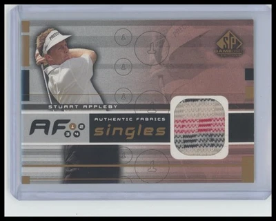 2003 SP Game Used Stuart Appleby Authentic Fabrics Singles Mem #AF-SA H3 - Image 1 of 2