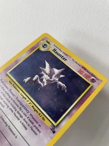 🔥 Haunter 6/62 🔥 Original Holo Raro Fósil Set Tarjeta Pokémon WOTC TCG 1999 - Imagen 1 de 3
