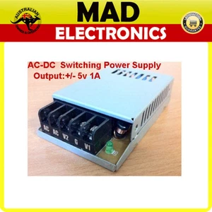 Rare! Positive and Negative +/- 5V DC 1A 12W JMD10 Switching Power Supply 240V - Picture 1 of 1