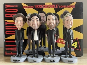 Patrick Stump / Pete Wentz FALL OUT BOY Rock Band Tour Bobblehead Set NIB! - Picture 1 of 5