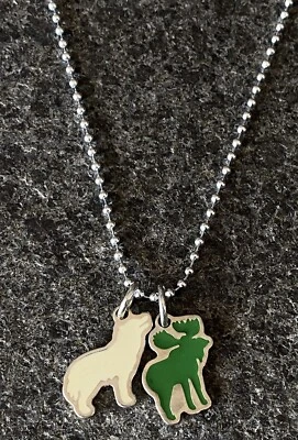 DSQUARED2 F/W 2004 GREAT WHITE MOUNTAIN NECKLACE HALSKETTE HALSBAND CHOKER chain - Изображение 1 из 4