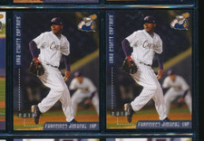Lot (2) 2010 Grandstand #38 Francisco Jimenez Lake County Captains (FS30) SWSW6