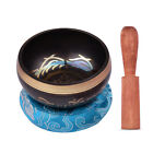 Tibetan Singing Bowl Set with 8.5cm/3.3inch Handmade Metal Sound Z6O1