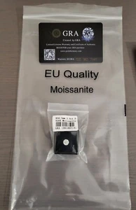 Moissanite EU taglio Diamante 1.0 carati color D VVS1 Certificato GRA 1001807141 - Foto 1 di 24