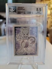 BGS 8.5 NM-MT+1999 Merlin Pokemon 150 MEWTWO Album Sticker