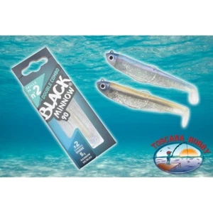 Esche Siliconiche Black Minnonw 90 Fiiish Doubles Combos Shore 5gr (BM918) BM.2P - Foto 1 di 6