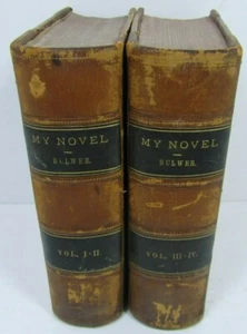MY NOVEL or, Varieties In English Life : Edward Bulwer Lytton - 4 Vol in 2 Books - Imagen 1 de 9