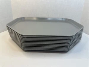 12 Carlisle Restaurant Trays Trapezoid 18" x 14" Glasteel Military Surplus - Picture 1 of 6